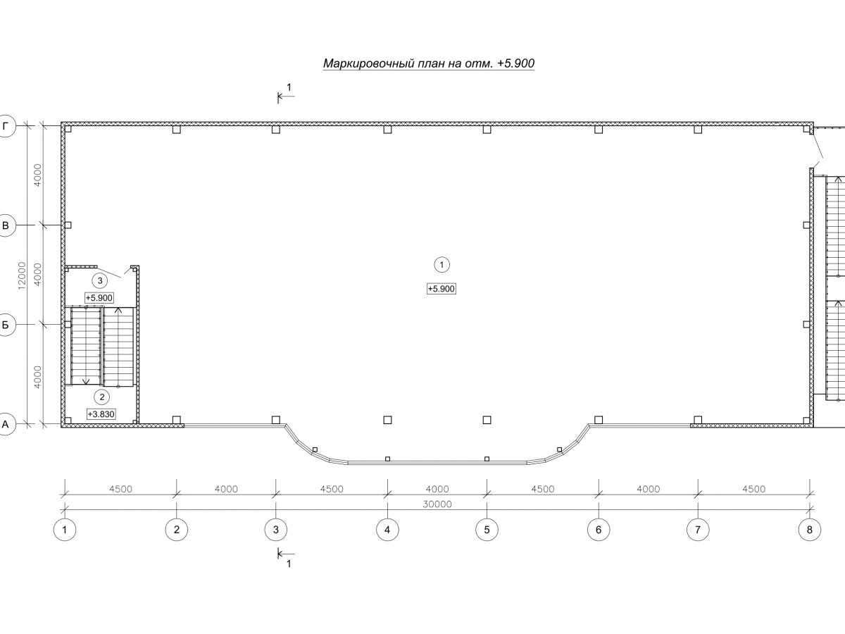Планировка СТО из сэндвич-панелей -  фото 3