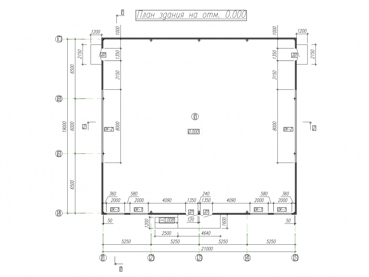 Планировка Магазин из сэндвич-панелей -  фото 1