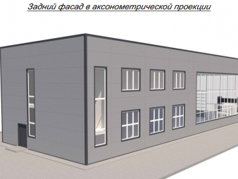 Склад-ангар из сэндвич-панелей