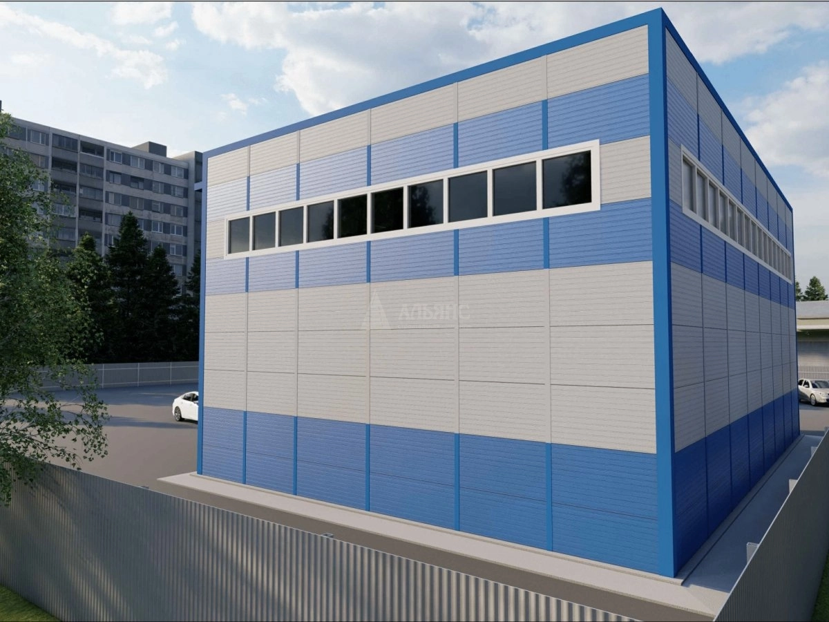 3D визуализация Склад из сэндвич-панелей - фото 4