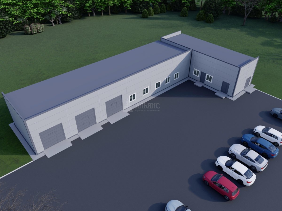 3D визуализация Цех по обработке с/х продукции из сэндвич панелей - фото 5